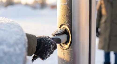 ontdek waarom elektrische auto's 's winters langzamer laden bij de laadpaal en leer het subtiele gebaar dat de wachttijd op de sneeuwroute verkort.